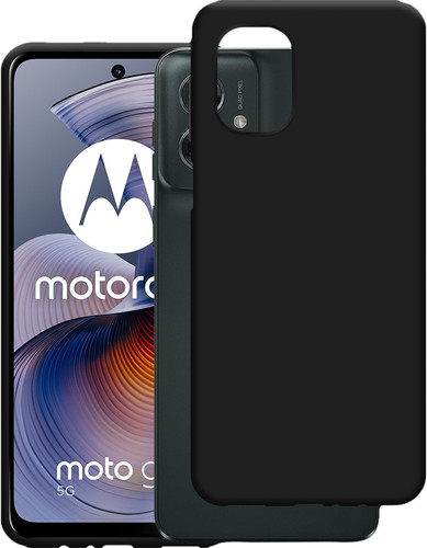 Just in Case Soft Design Motorola Moto G75 Back Cover Zwart