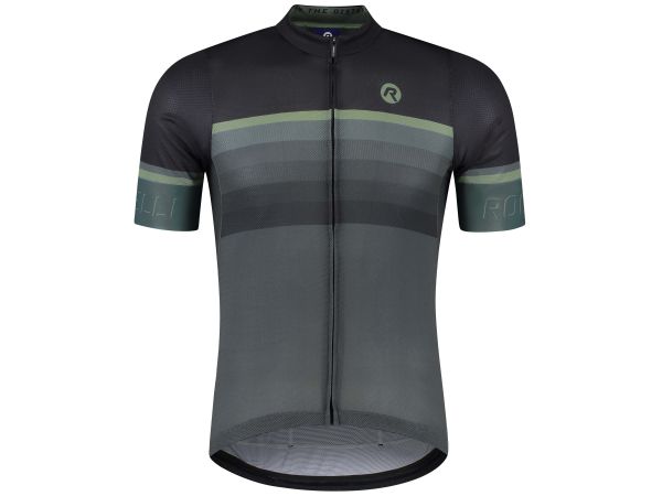 Rogelli Hero 2 Cykeltrøje, Black/Green