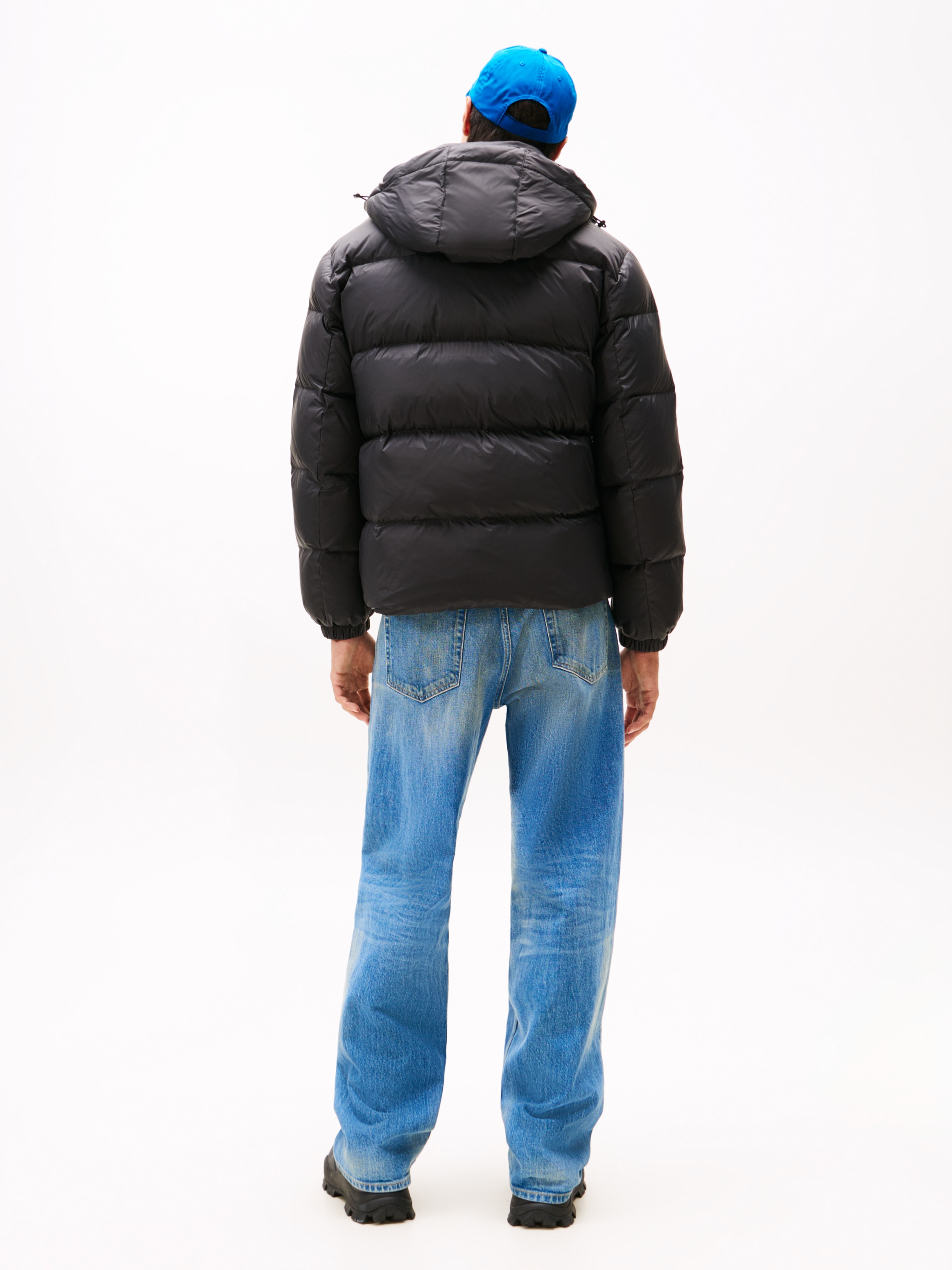 Tommy Jeans Steppjacke »TJM ESSENTIAL DOWN JACKET EXT« mit Kapuze Winterjacke Outdoorjacke Gefüttert 2 in 1 Jacke abnehmbare Kapuze