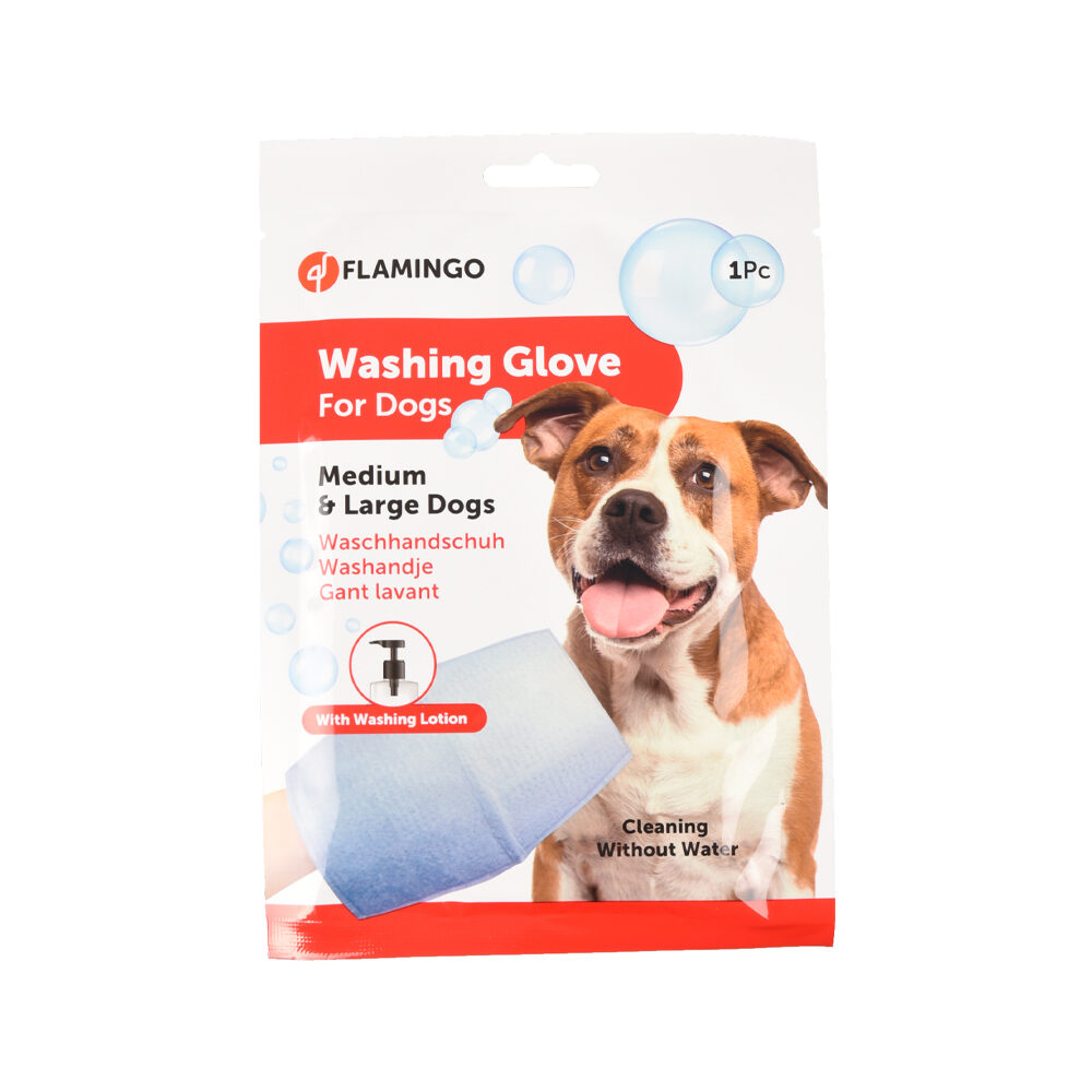 Flamingo Honden Washandje