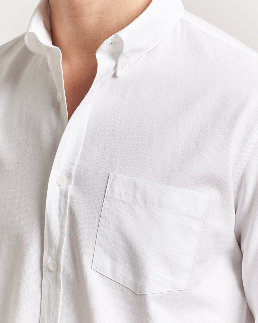 Sunspel Oxford Button Down Shirt White