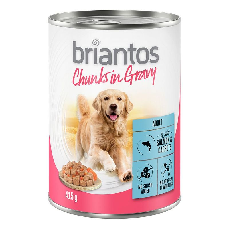 Briantos Bouchées en sauce 6 x 415 g pour chien ✓ pas cher