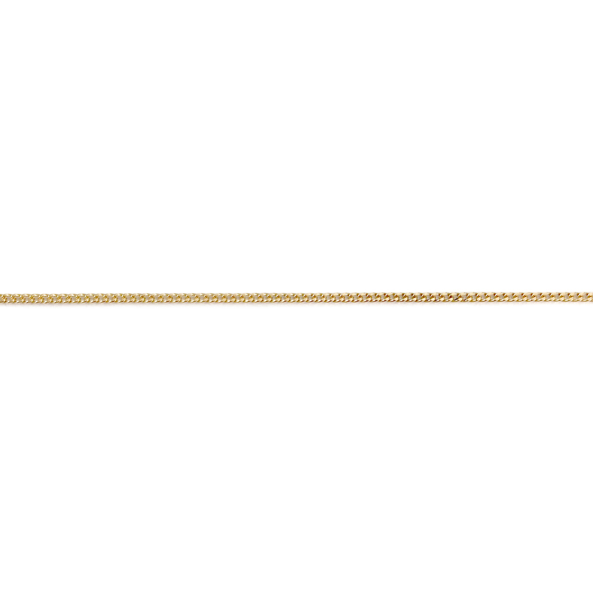 Collier d'occasion or 750 jaune maille gourmette 42 cm