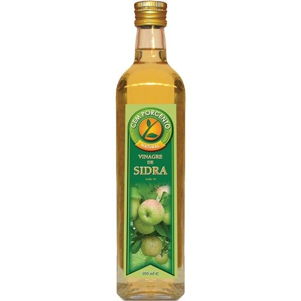 Cem Porcento Vinagre de Sidra 500ml
