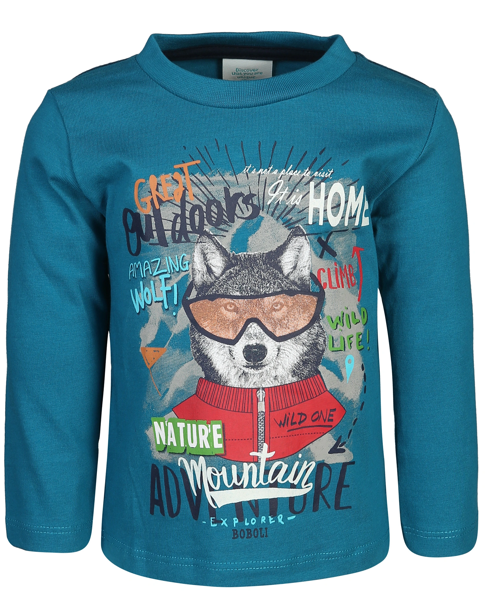 Langarmshirt EL LOBO in canard