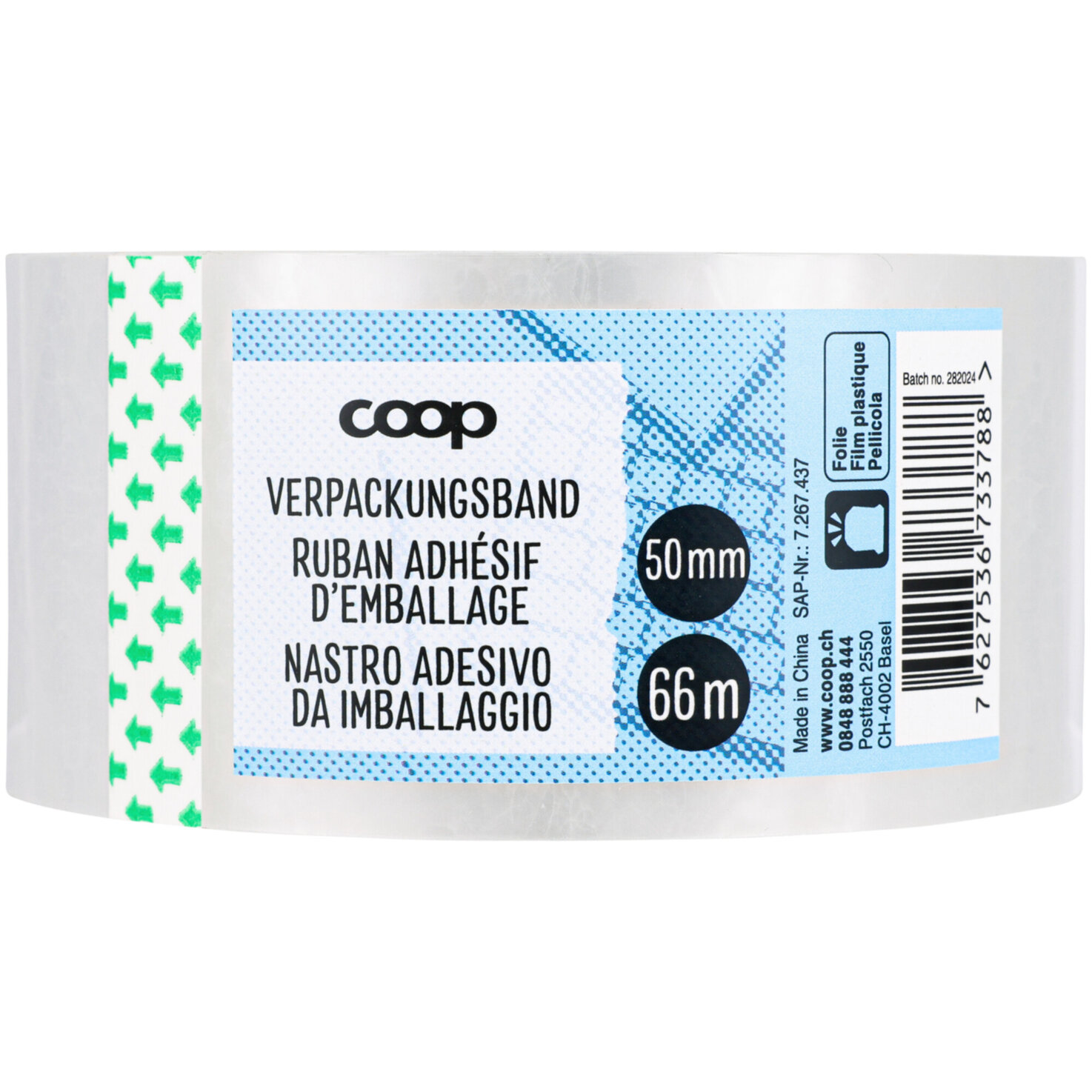 Verpackungsband transparent 50mmx66m