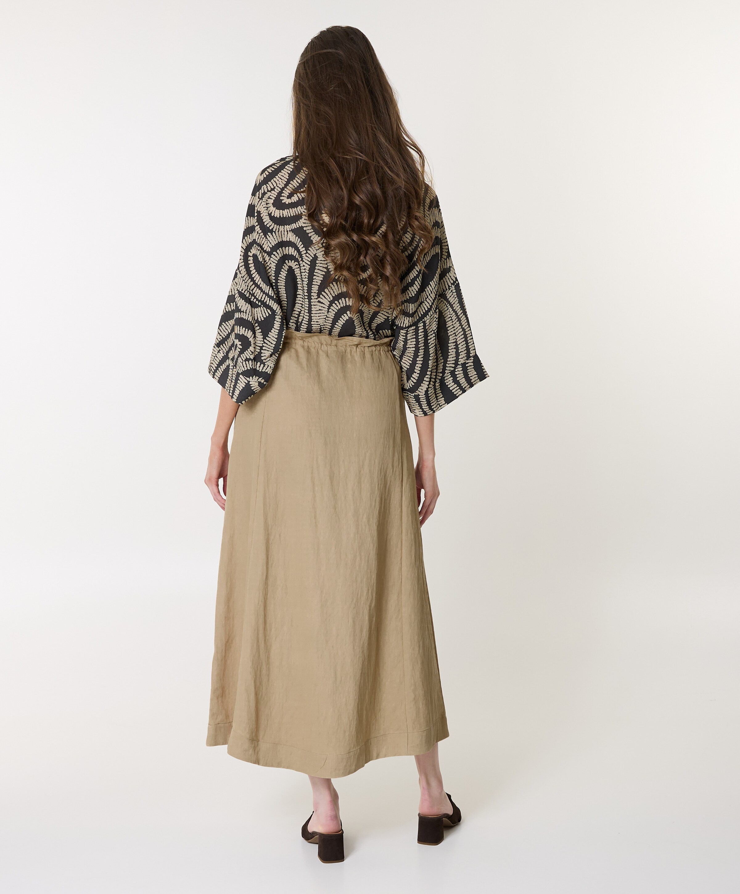 Poools Dames rok beige
