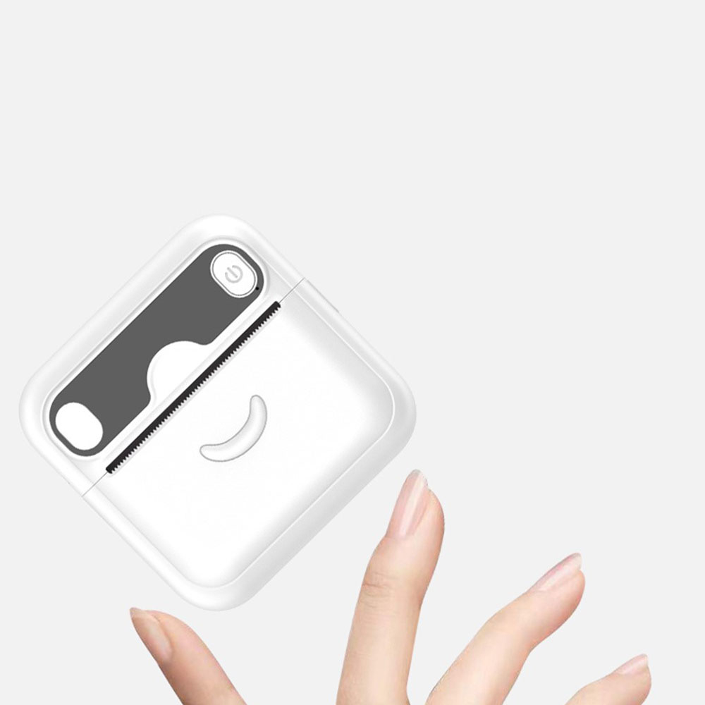 Tragbarer Sofortbild Smartphone Drucker für iOS/Android - Weiss