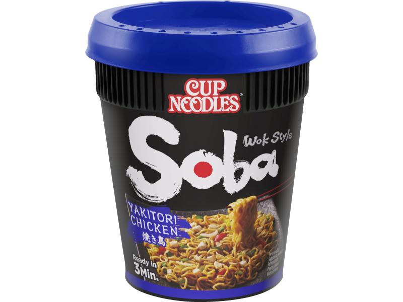 Nissin Food Becher Soba Cup Yakitori Huhn 87 g Cup Nudeln