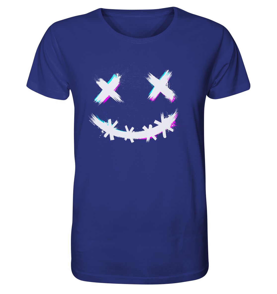 DartSturm - Scary Smile - Weiß - Organic Shirt