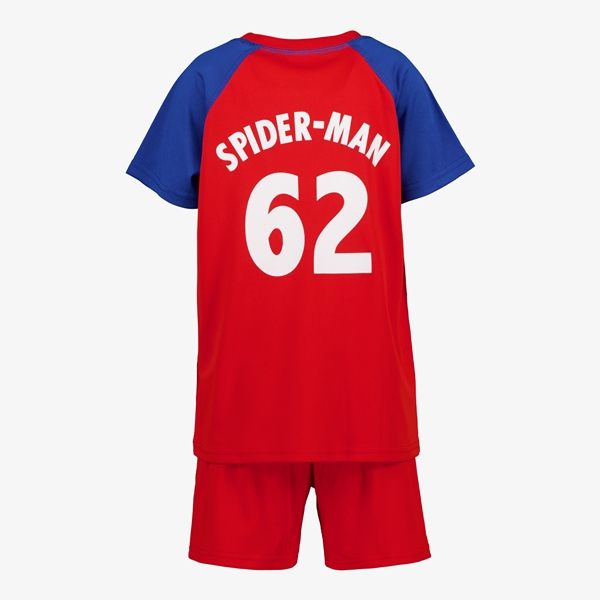 Spider-Man kinder sport set rood