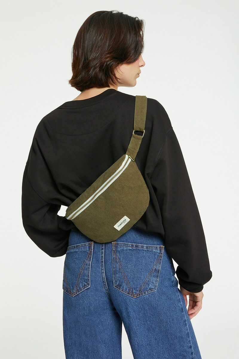 RIVEDROITE<br>Bolsa de cintura com zíper Custine - A Bolsa de Cintura