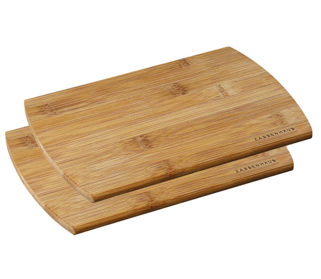 ZASSENHAUS Schneide-/ Frühstücksbrett 2er Set 15 x 22 cm Bambusholz