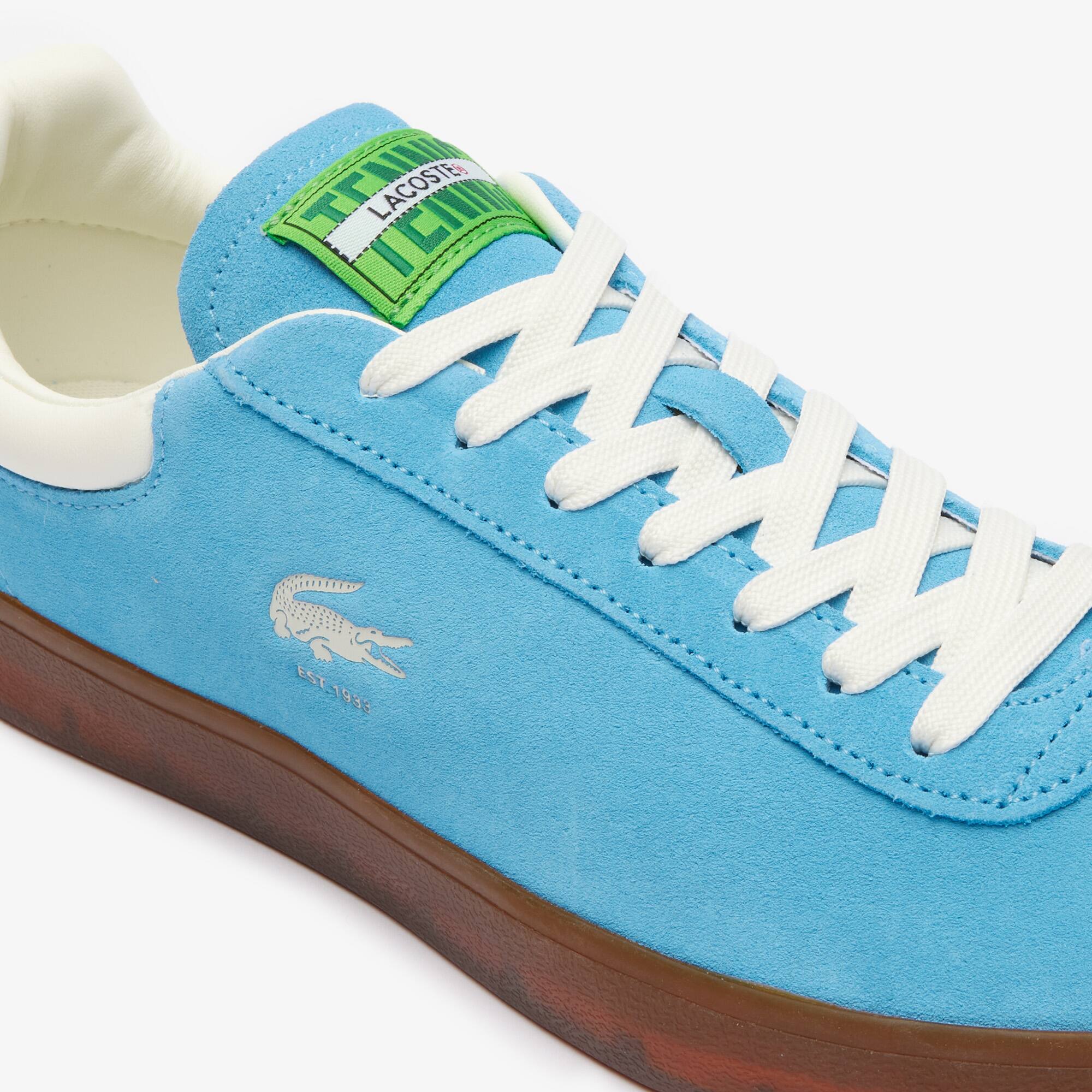 Herren-Sneaker Baseshot aus Veloursleder Sneakers - Blau - Lacoste - Herren