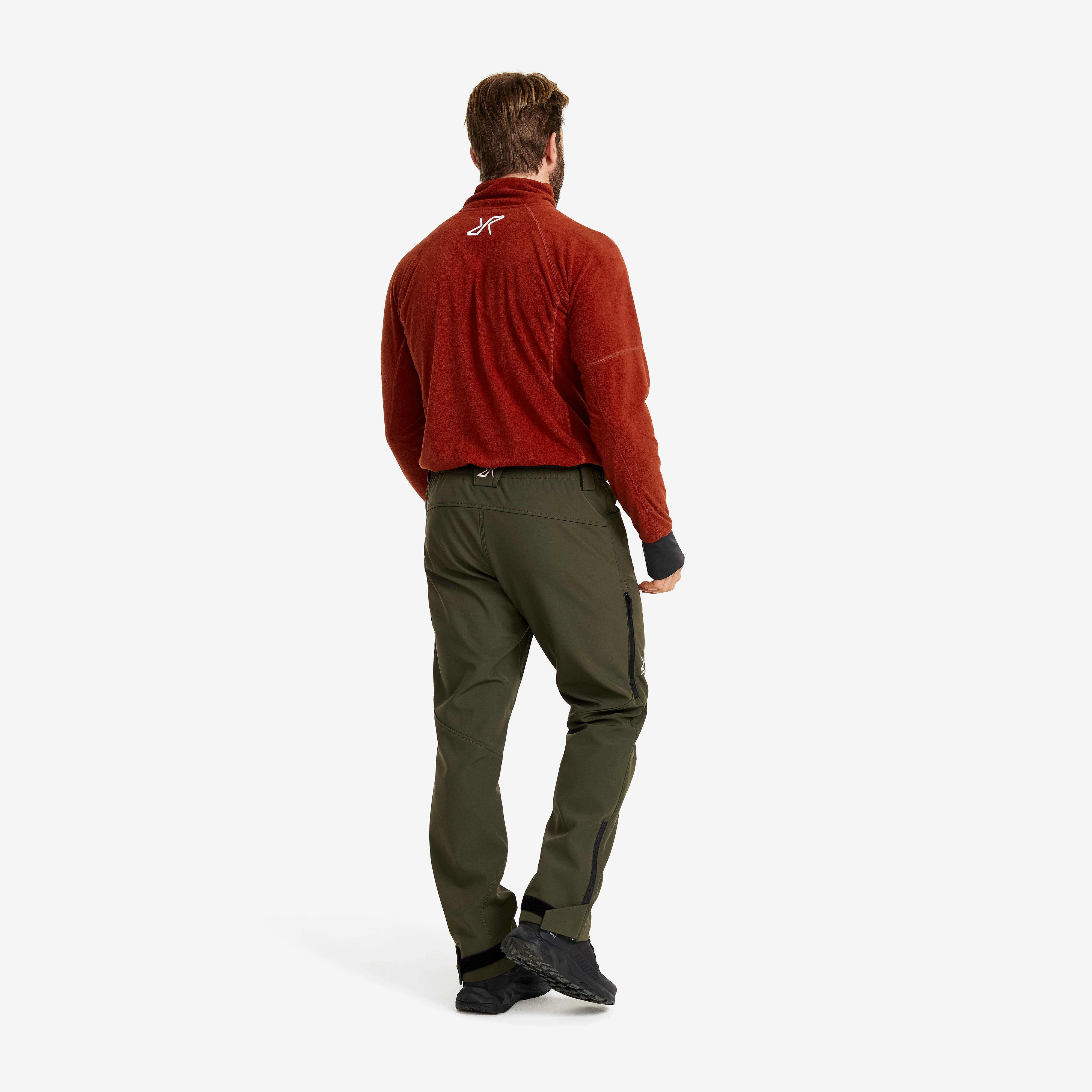 Hiball Essential Softshell Pants Herre Forest Night