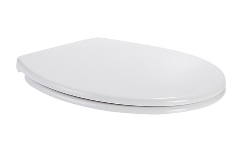 Toilettensitz Duroplast mit Absenkautomatik WeissWC-Sitz aus Kunststoff mit universeller Passform