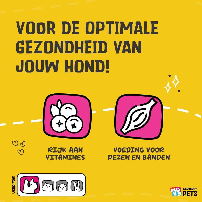 Excellent - Dog Mobility Plus - Dierensupplement - Groenlipmossel