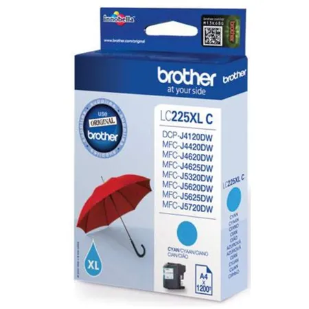 Brother Original Tintenpatrone LC225XLC cyan