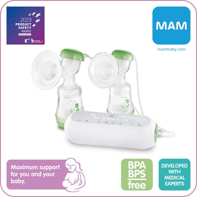 MAM 2-in-1 Elektrisk Brystpumpe Double