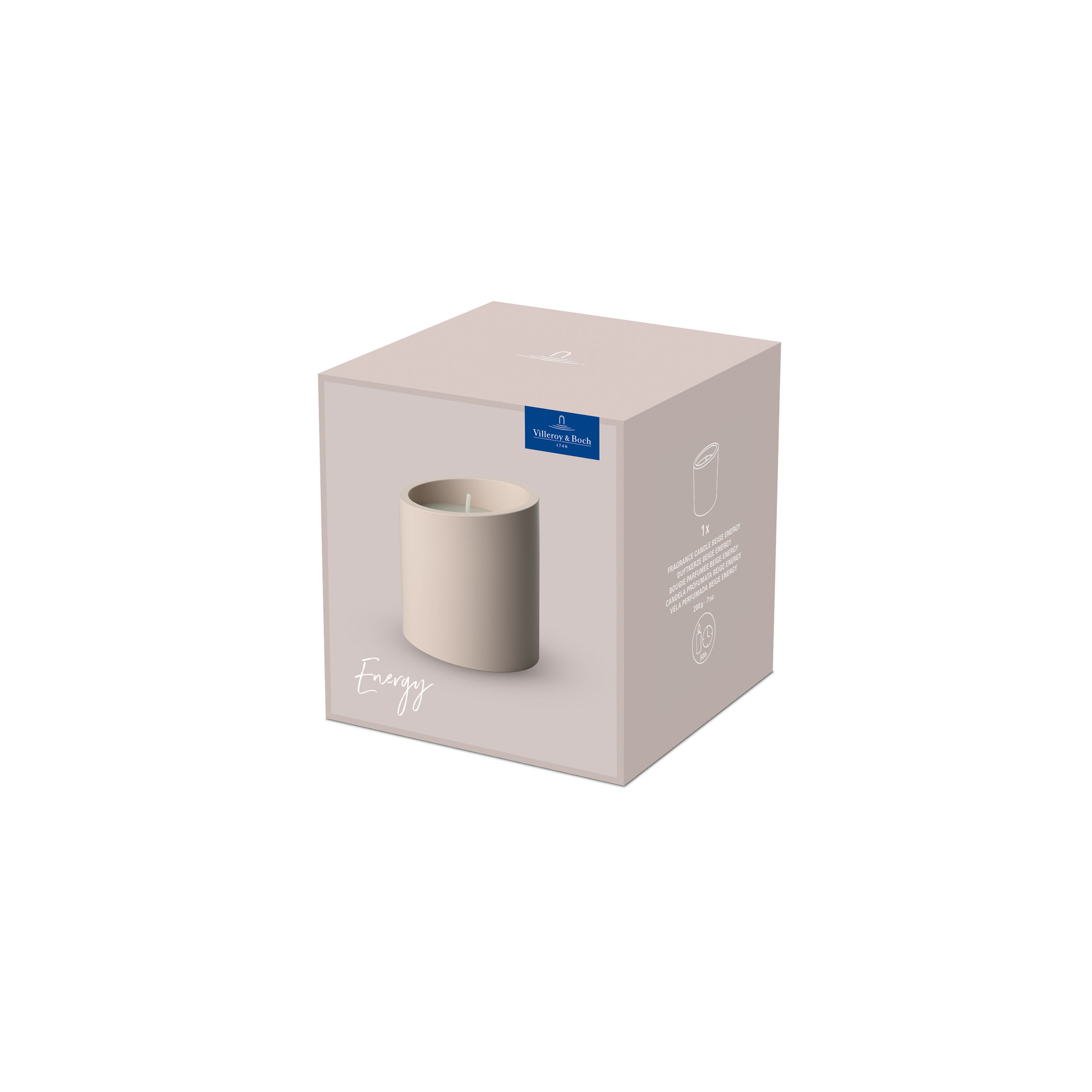 NewMoon Scented candle Beige, 3.4'' x 3.6''