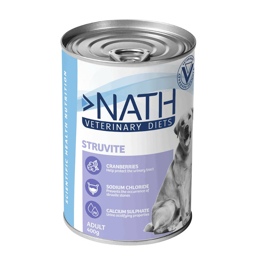 Nath Veterinary Diets Struvite Turkey enlatado para cães