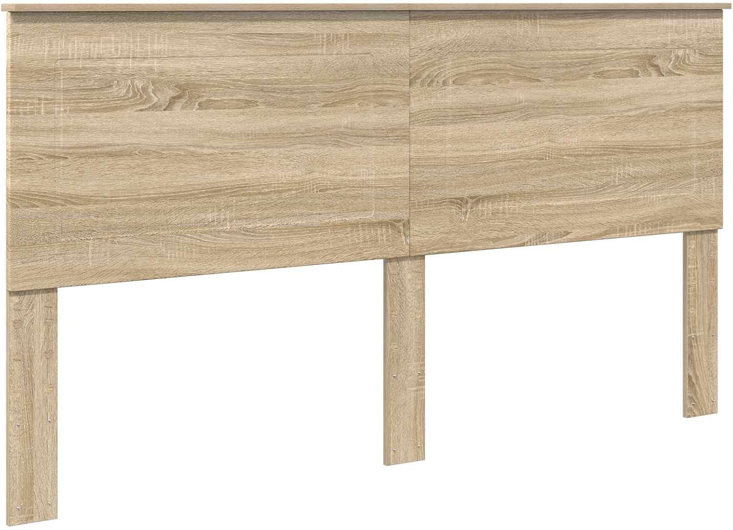 Bettrahmen Sonoma 180x200 cm aus Massivholz Kiefer, Modernes Design mit Kopfteil & Lattenrost, Robustes Holzbett for Schlafzimmer und Gästezimmer