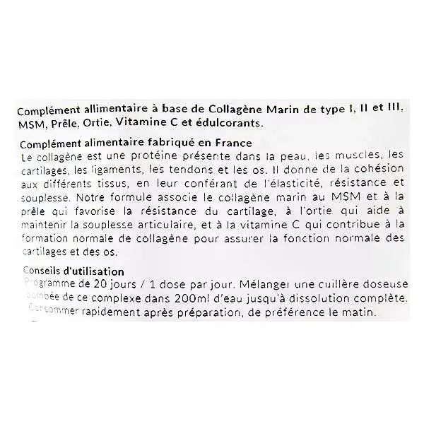 Valebio Collagène Marin Type 1,2 et 3 180g