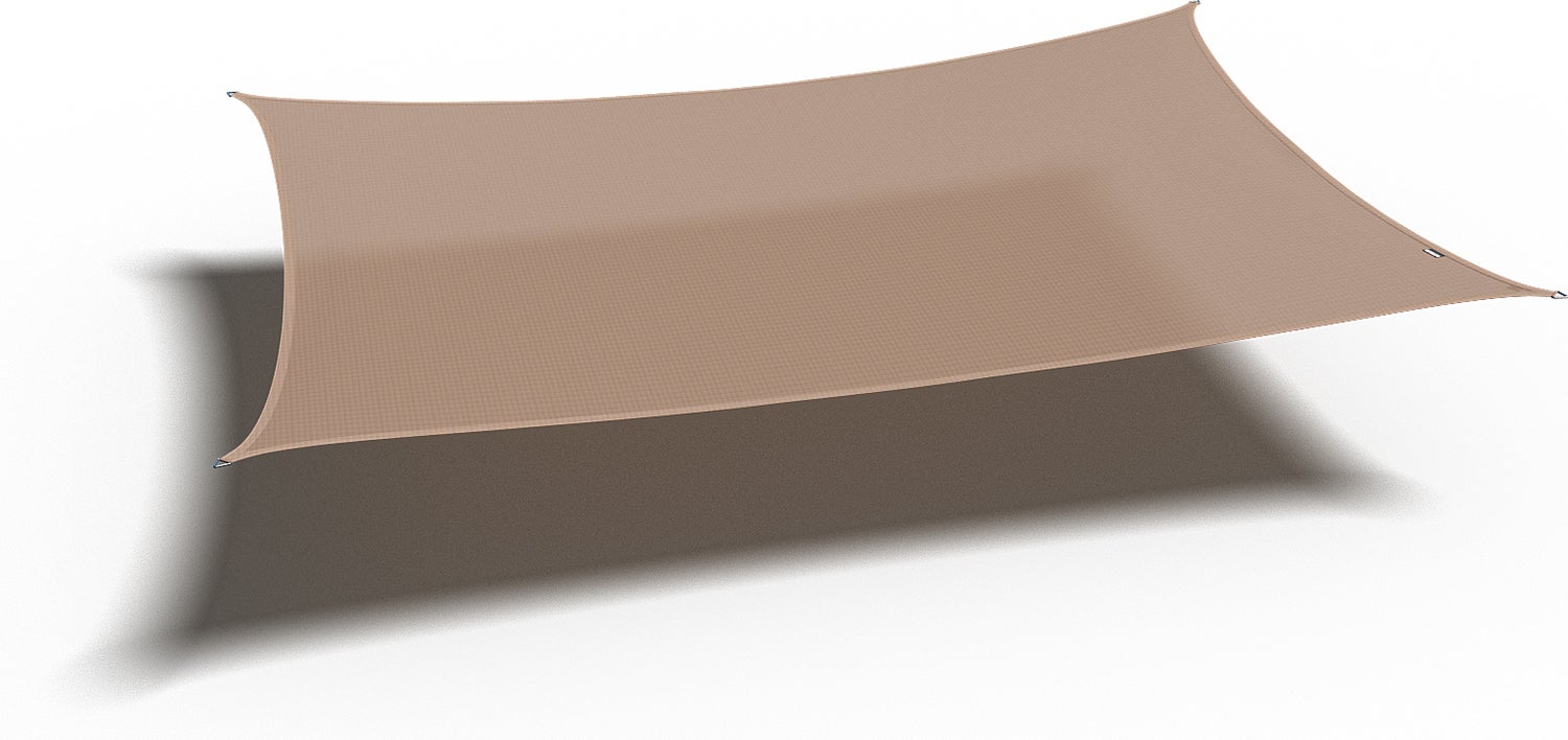Platinum schaduwdoek rechthoek Sun & Shade Coolfit bruin 400 x 300 cm