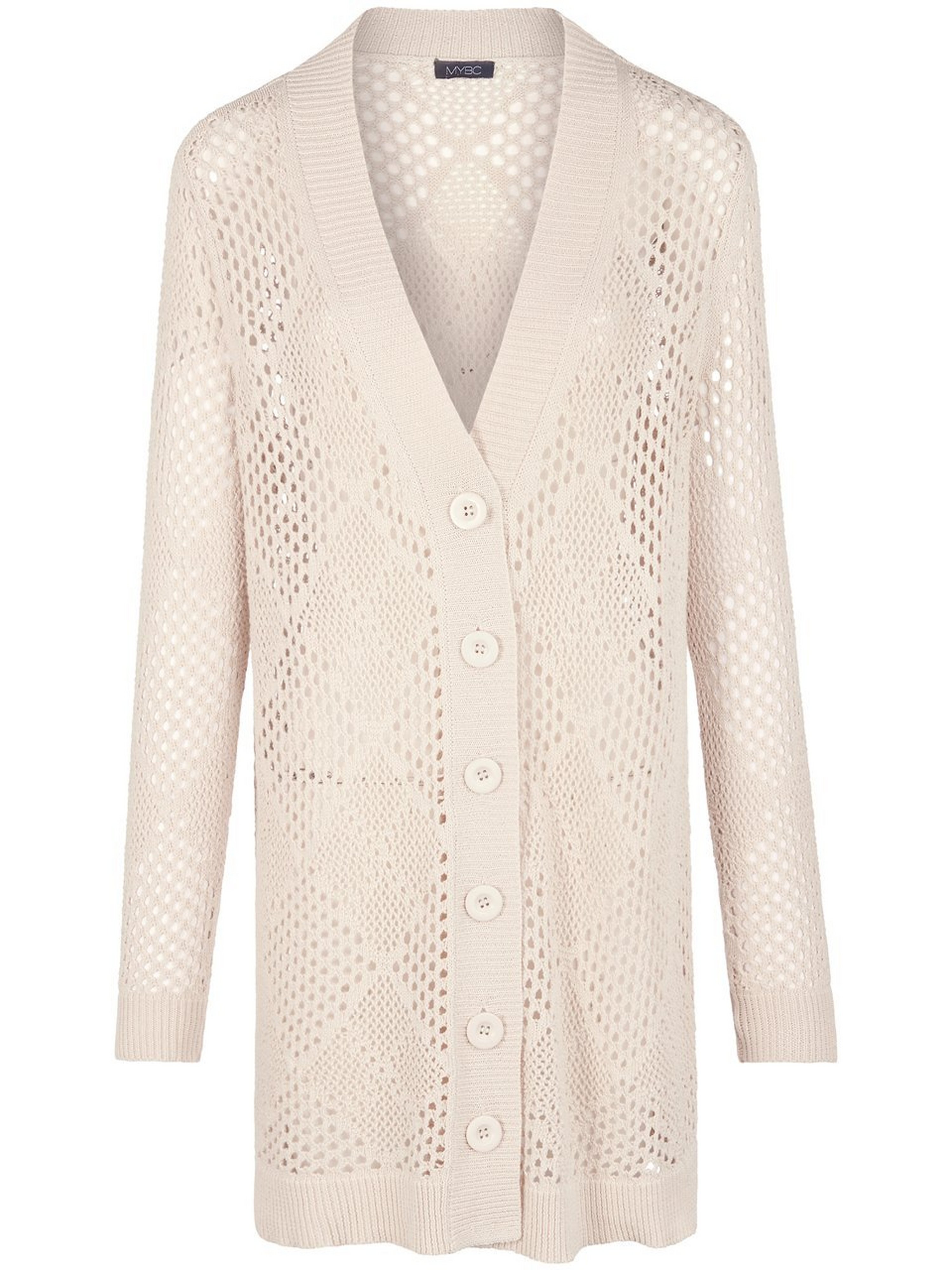 Long-Strickjacke