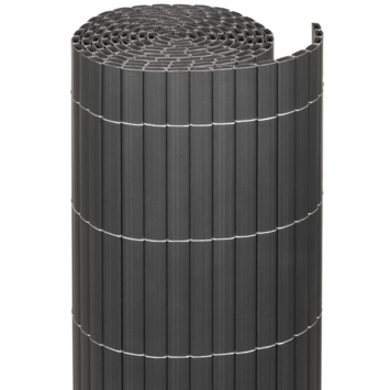 Balkonscherm PVC antraciet ca. 180 x 300 cm
