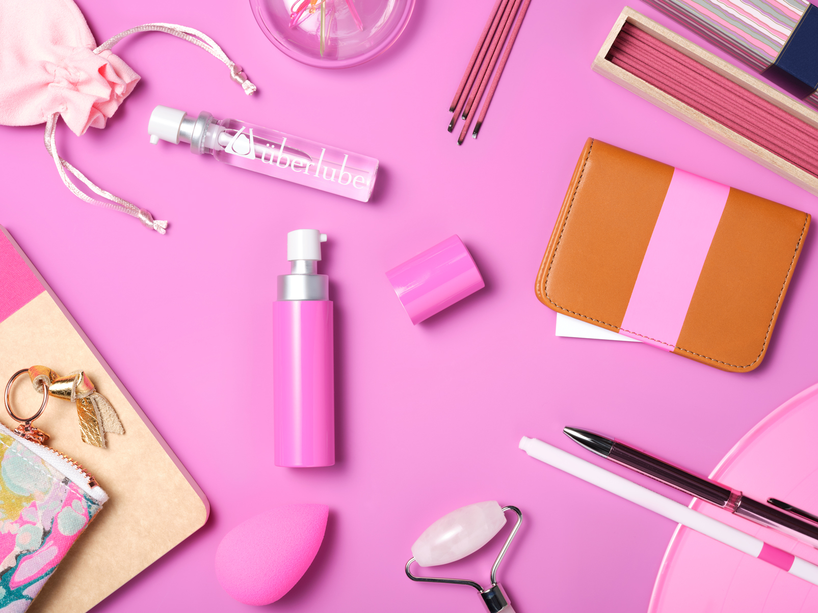 Uberlube Glijmiddel Siliconen – Good-To-Go Roze (15 ml)