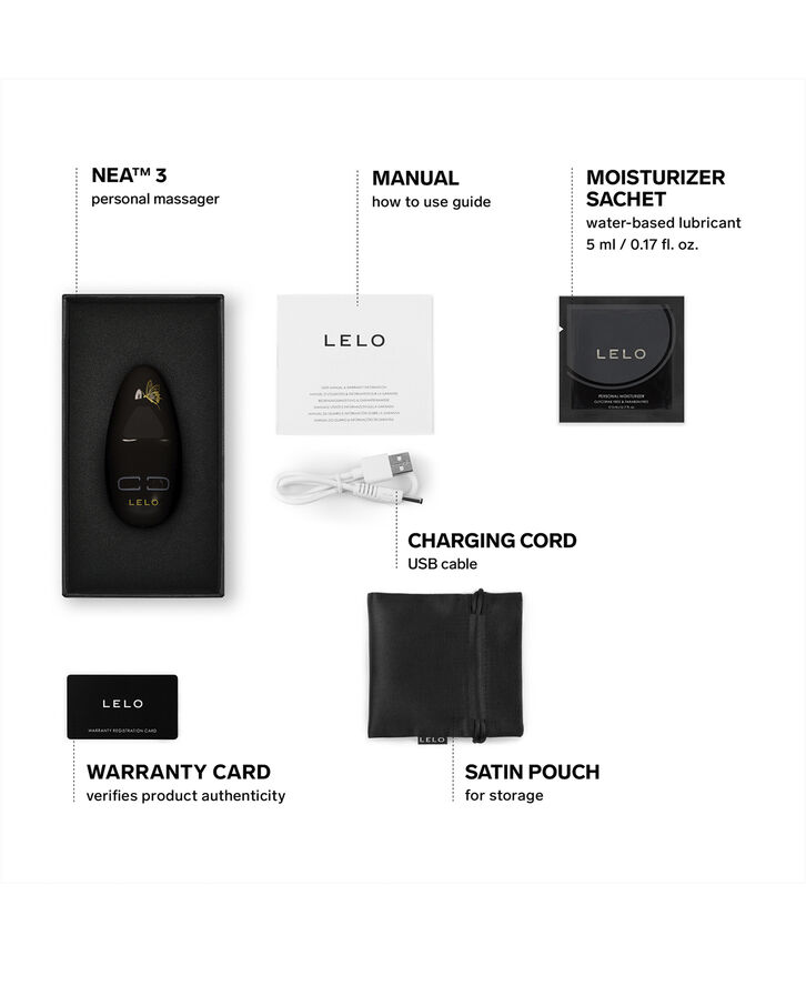 LELO Nea 3 Klitoris Vibrator Sort