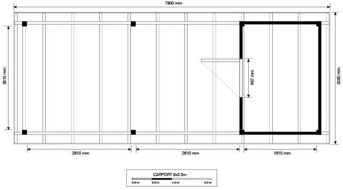 Einzelcarport Freya