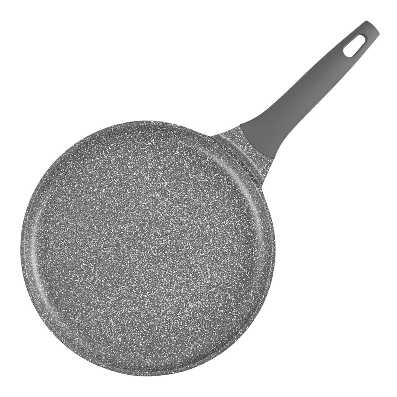 Kitchencook Crêpière fonte d'aluminium induction effet pierre vertu crp28tfi grise - D.28 cm