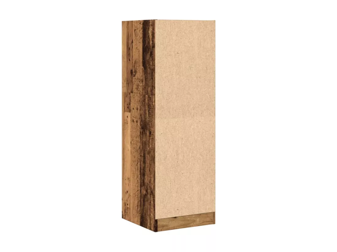 Armoire d'apothicaire vieux bois 40x41x118 cm bois d'ingénierie