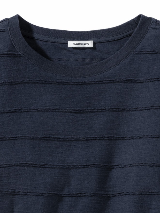 Baumwollshirt Streifenstruktur