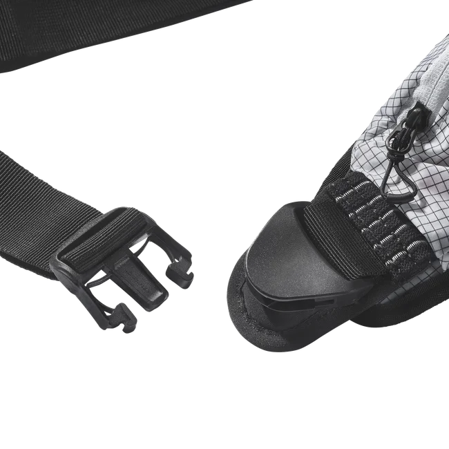 CROSS SEASON BOTTLE RACE FLAG  Ceinture unisexe avec bouteille 3D incluse WHITE/BLACK