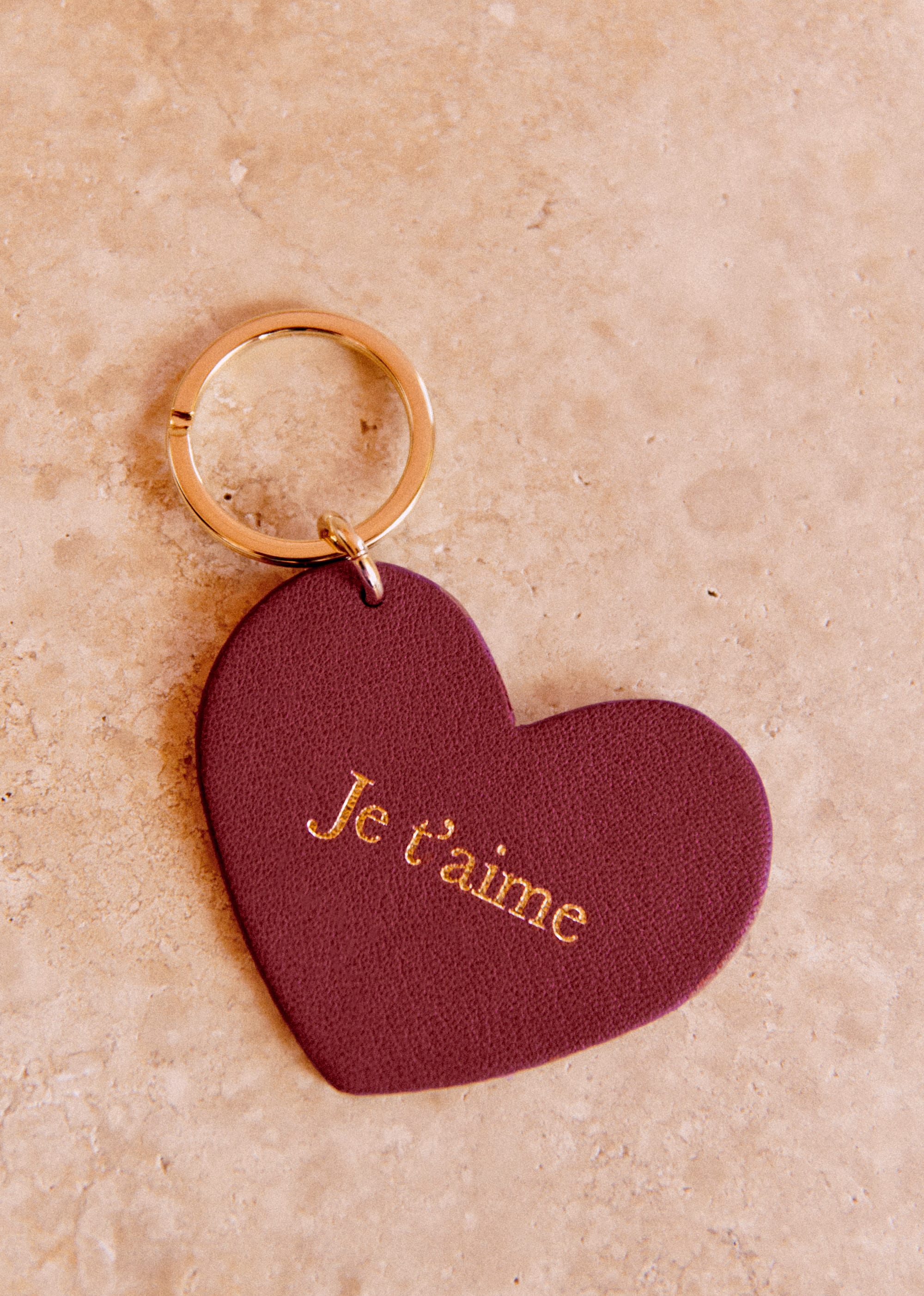 Porte-clé Coeur - Rouge  Je t'aime - SACS/NEW SACS Petite Maroquinerie 5906449