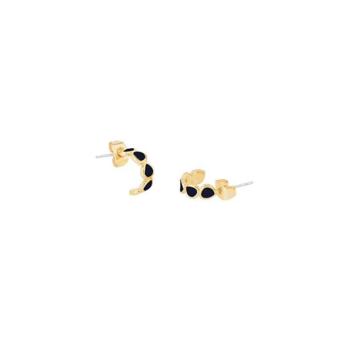 Bangle Up Boucles d'Oreilles Mini Lumi | Bleu nuit