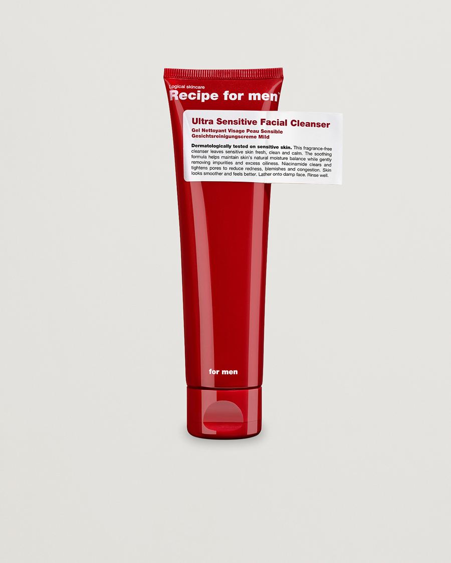 Recipe for men Ultra Sensitive Facial Cleanser 100ml