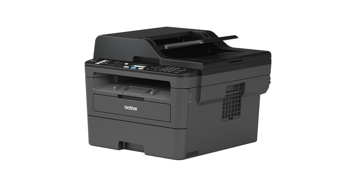 BrotherMFC-L2710DW all-in-one laserprinter met faxfunctie  (Zwart, Scannen, Kopiëren, Faxen, LAN, Wi-Fi)