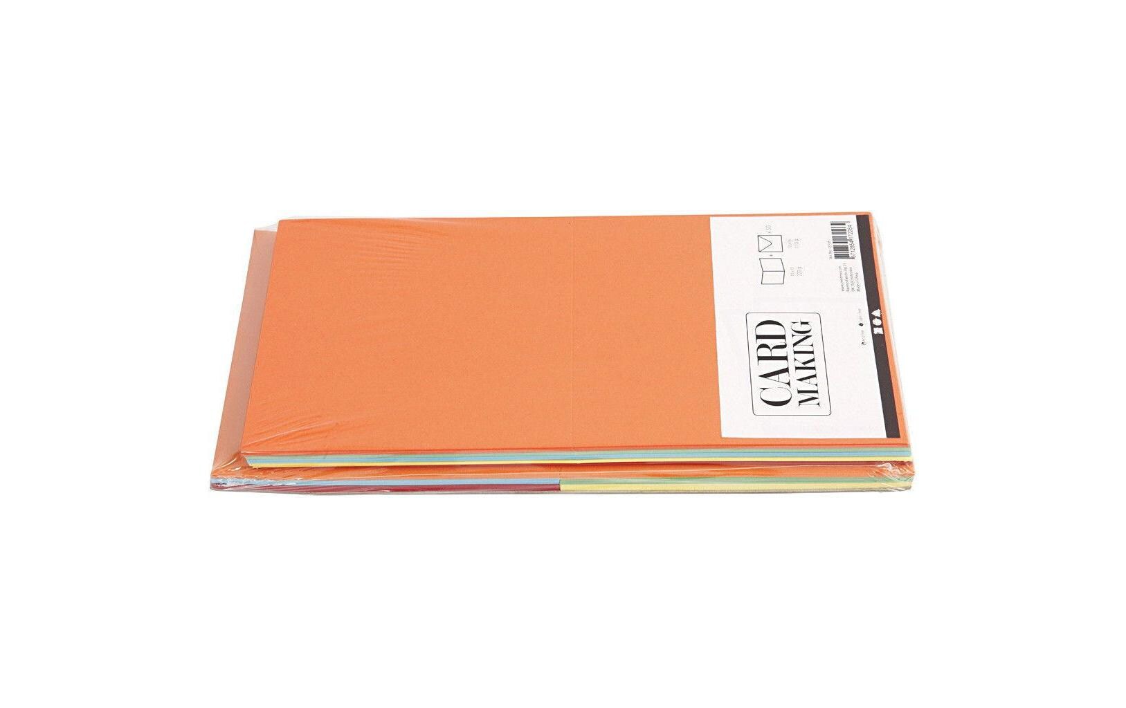 Blankokarte 15 x 15 cm 50 Sets, MehrfarbigKarten, 220 g/m²