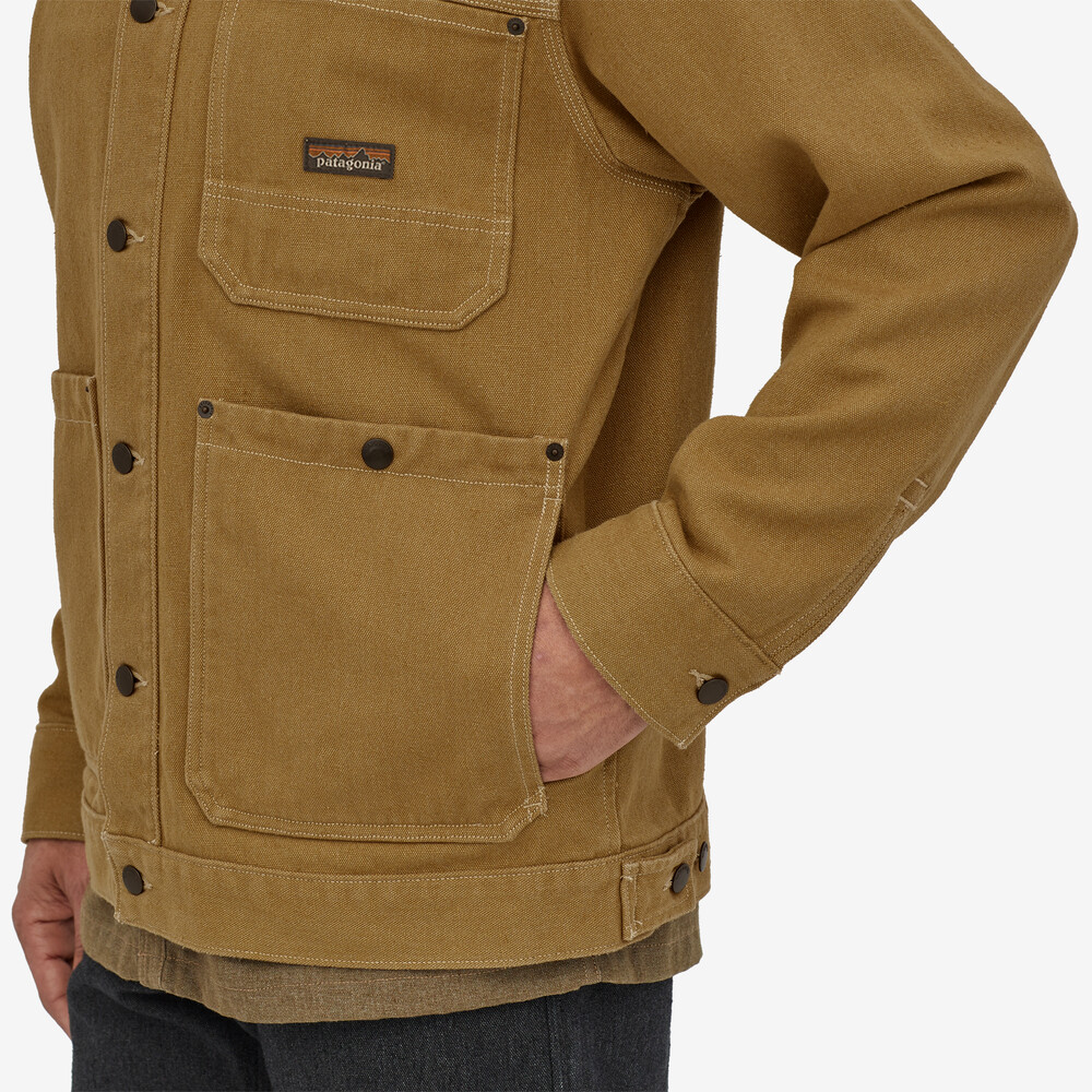 Iron Forge Herren-Arbeitsjacke aus Hanf-Canvas