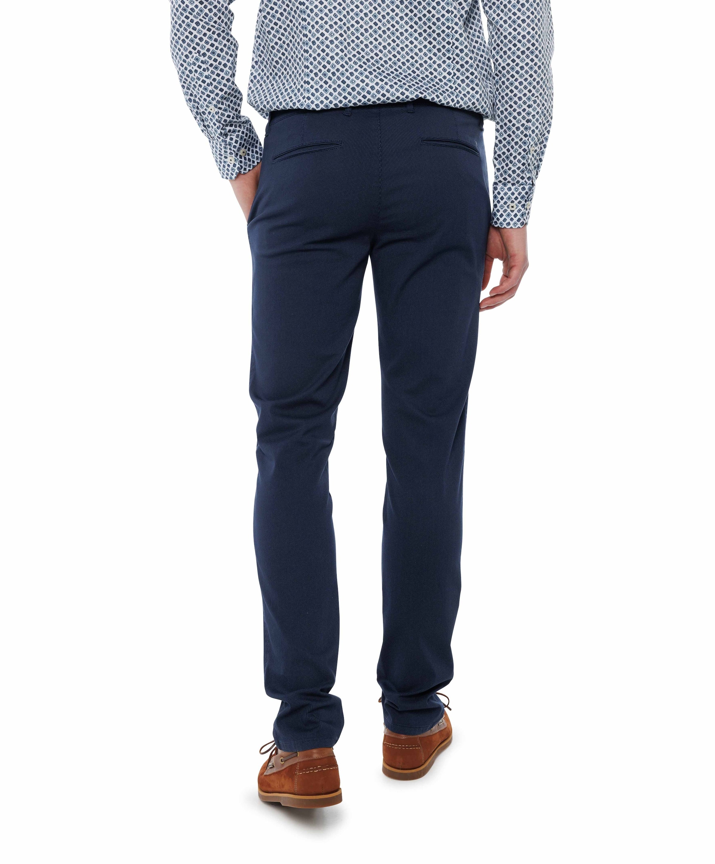 North.84 Luxury Chino Collection heren broek blauw
