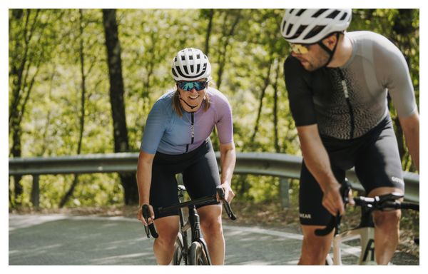 Maillot Manches Courtes Femme Gore Wear Spinshift Breathe Violet/Bleu