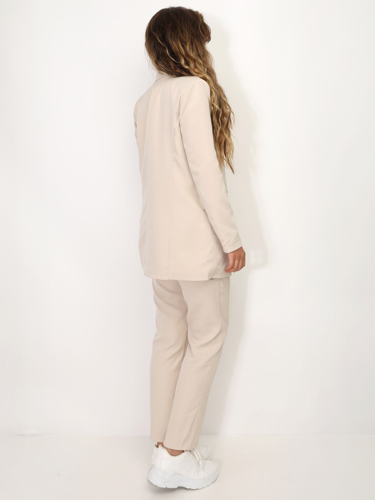 Ensemble tailleur droit- Beige