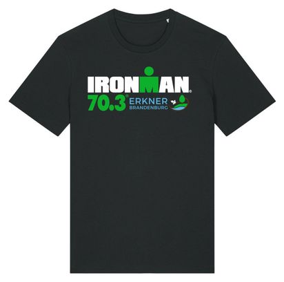 T-Shirt Manches Courtes Ironman 70.3 Luxembourg Noir Homme