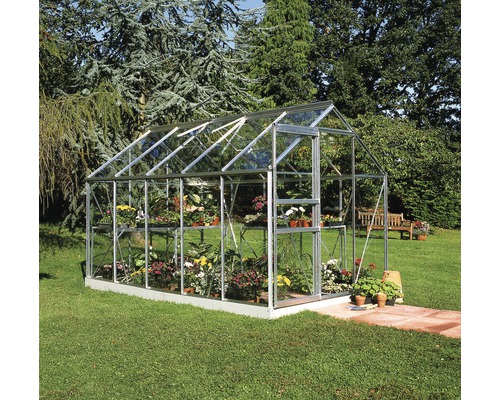Kas Hallen Populair 106 6,2 m² Helder glas 3 mm 193 x 319 cm Aluminium