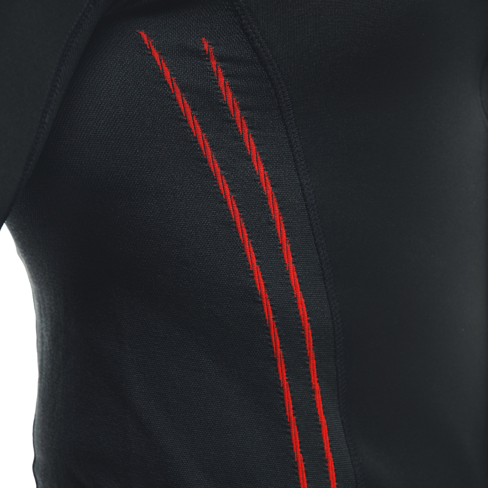 Dainese - T-shirt Thermique No Wind Thermo LS Noir / Rouge