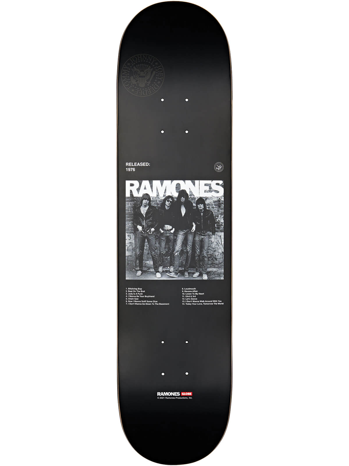 Globe G2 Ramones Deck 7.75